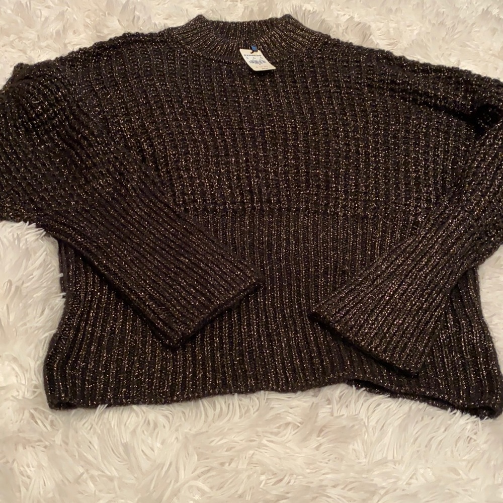 Brand new Express Black and Metallic Sweater.